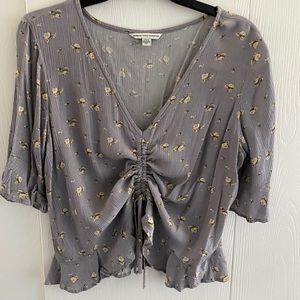 Lilac Cropped top